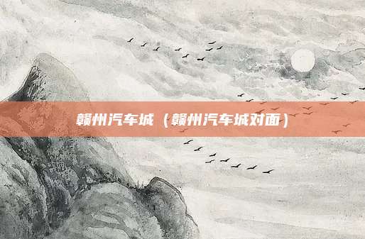赣州汽车城（赣州汽车城对面）