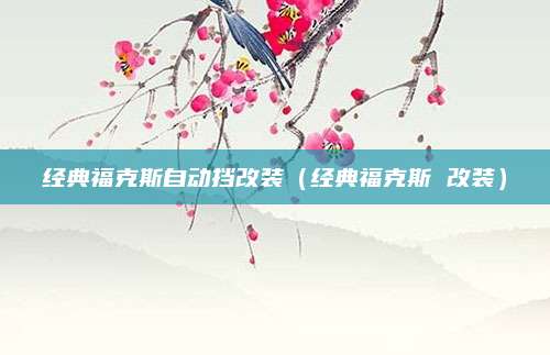 经典福克斯自动挡改装(经典福克斯 改装)