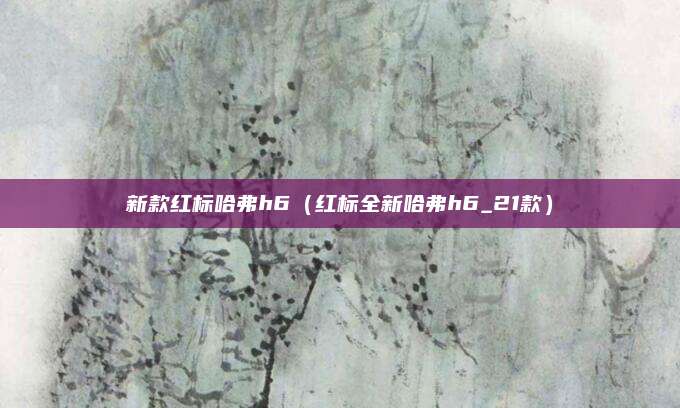 新款红标哈弗h6(红标全新哈弗h6_21款)