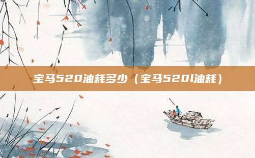 宝马520油耗多少(宝马520l油耗)