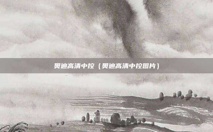 奥迪高清中控(奥迪高清中控图片)