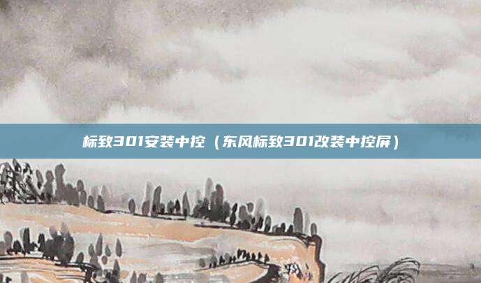 标致301安装中控(东风标致301改装中控屏)
