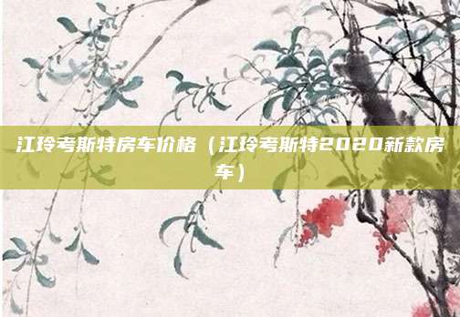 江玲考斯特房车价格(江玲考斯特2020新款房车)