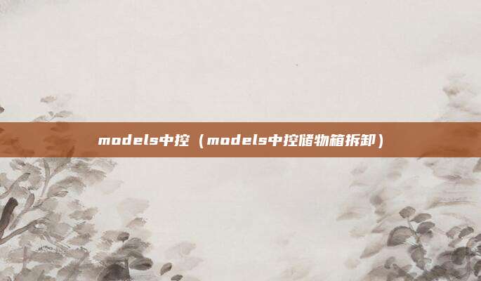 models中控(models中控储物箱拆卸)