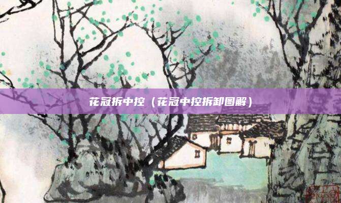 花冠拆中控(花冠中控拆卸图解)