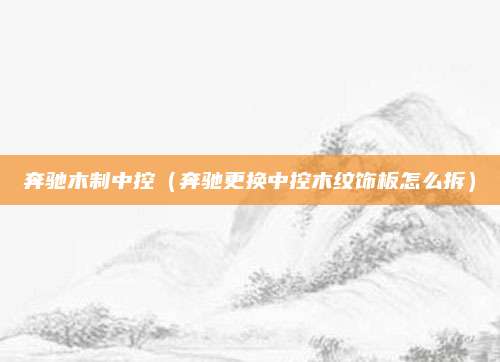 奔驰木制中控(奔驰更换中控木纹饰板怎么拆)