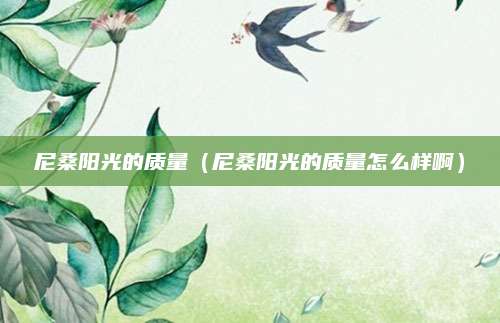 尼桑阳光的质量(尼桑阳光的质量怎么样啊)