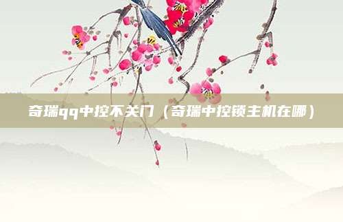 奇瑞qq中控不关门(奇瑞中控锁主机在哪)