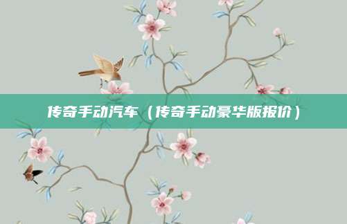 传奇手动汽车（传奇手动豪华版报价）