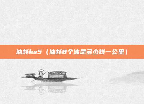 油耗hs5（油耗8个油是多少钱一公里）