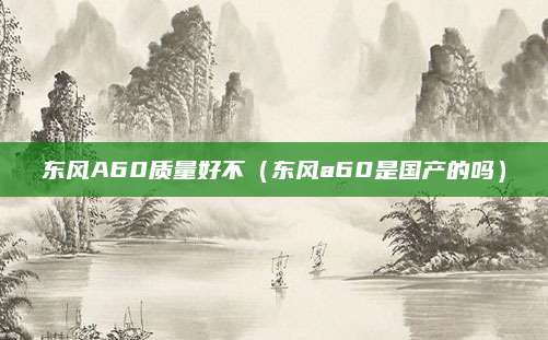 东风A60质量好不（东风a60是国产的吗）