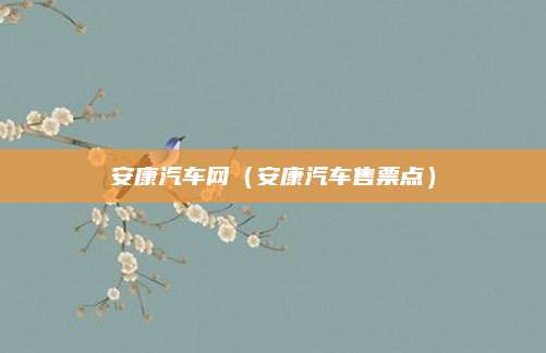 安康汽车网(安康汽车售票点)