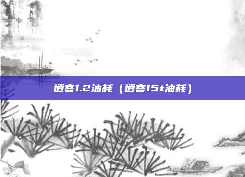 逍客1.2油耗(逍客15t油耗)