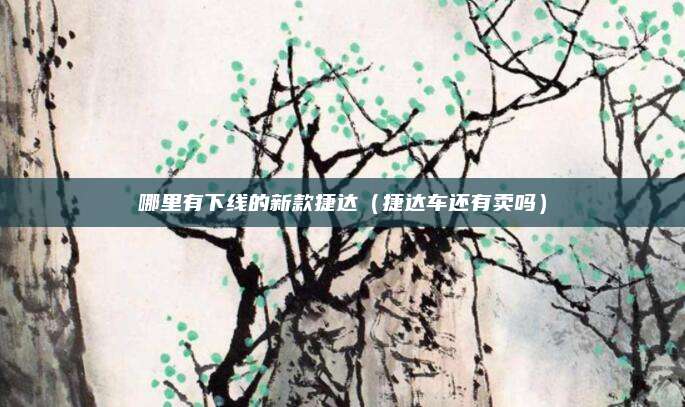 哪里有下线的新款捷达(捷达车还有卖吗)