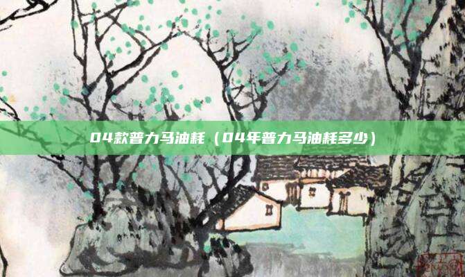 04款普力马油耗（04年普力马油耗多少）
