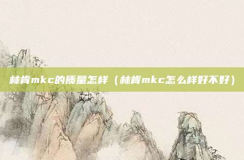 林肯mkc的质量怎样(林肯mkc怎么样好不好)