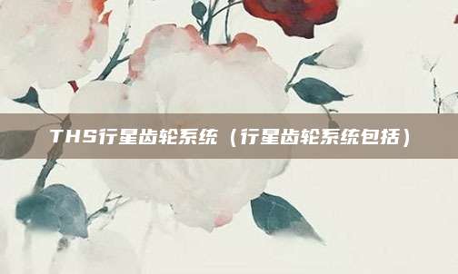 THS行星齿轮系统（行星齿轮系统包括）