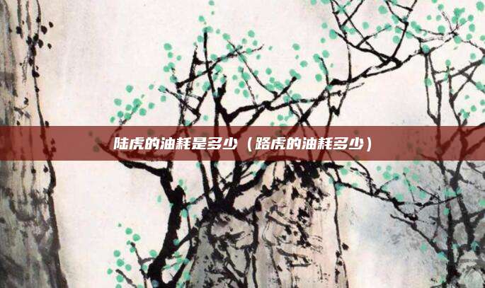 陆虎的油耗是多少(路虎的油耗多少)