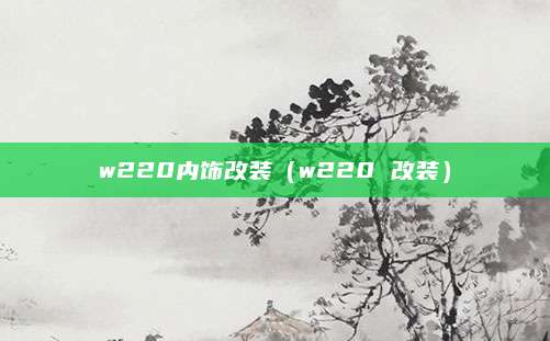 w220内饰改装(w220 改装)