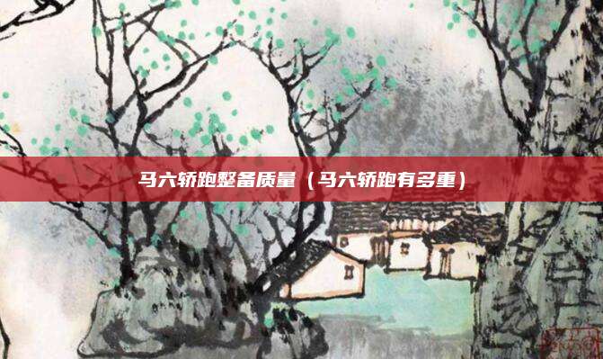 马六轿跑整备质量(马六轿跑有多重)