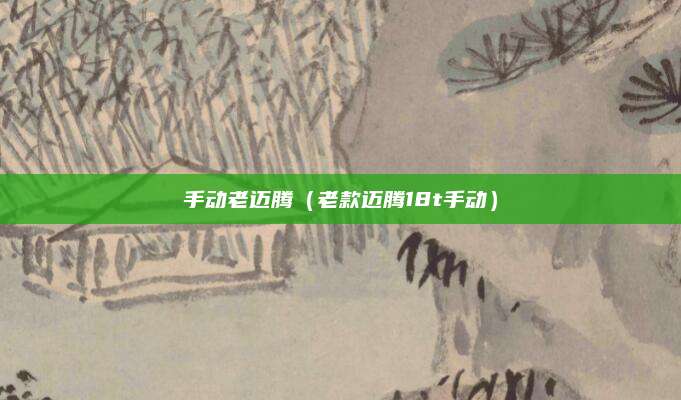 手动老迈腾(老款迈腾18t手动)