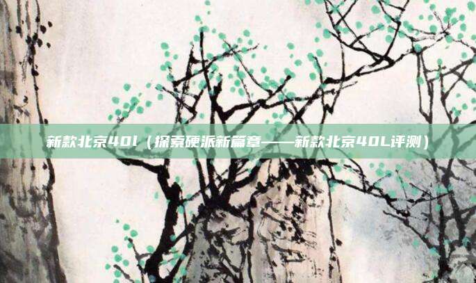 新款北京40l(探索硬派新篇章——新款北京40L评测)