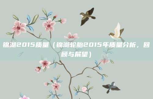 锦湖2015质量（锦湖轮胎2015年质量分析，回顾与展望）