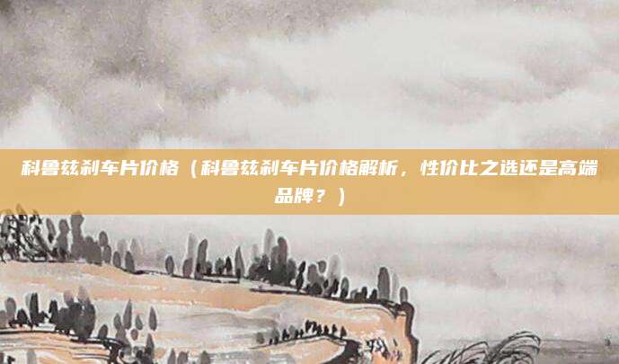 科鲁兹刹车片价格(科鲁兹刹车片价格解析,性价比之选还是高端品牌?)