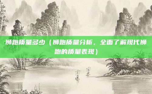 狮跑质量多少(狮跑质量分析,全面了解现代狮跑的质量表现)