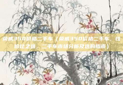 荣威350价格二手车（荣威350价格二手车，性价比之选，二手车市场分析及选购指南）