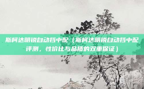 斯柯达明锐自动挡中配(斯柯达明锐自动挡中配评测,性价比与品质的双重保证)