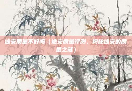 途安质量不好吗(途安质量评测,揭秘途安的质量之谜)