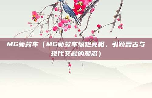 MG新款车(MG新款车惊艳亮相,引领复古与现代交融的潮流)