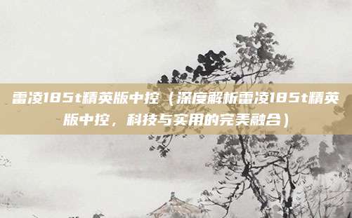 雷凌185t精英版中控(深度解析雷凌185t精英版中控,科技与实用的完美融合)