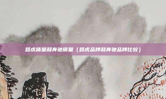 路虎质量和奔驰质量(路虎品牌和奔驰品牌比较)
