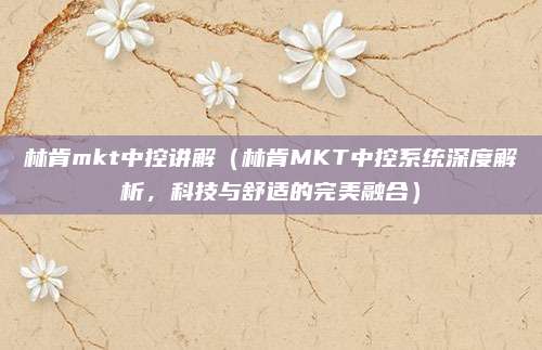 林肯mkt中控讲解(林肯MKT中控系统深度解析,科技与舒适的完美融合)