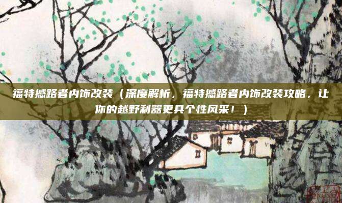 福特撼路者内饰改装（深度解析，福特撼路者内饰改装攻略，让你的越野利器更具个性风采！）