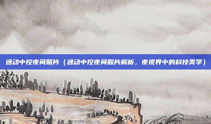 逸动中控夜间照片(逸动中控夜间照片解析,夜视界中的科技美学)