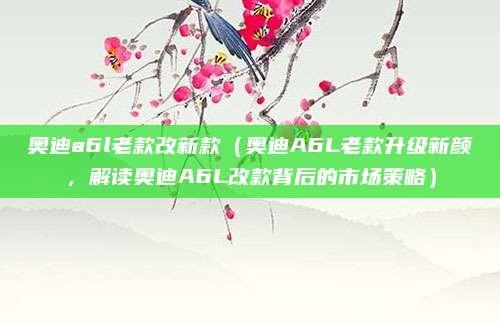 奥迪a6l老款改新款(奥迪A6L老款升级新颜,解读奥迪A6L改款背后的市场策略)