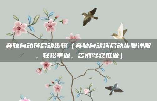 奔驰自动挡启动步骤(奔驰自动挡启动步骤详解,轻松掌握,告别驾驶难题)