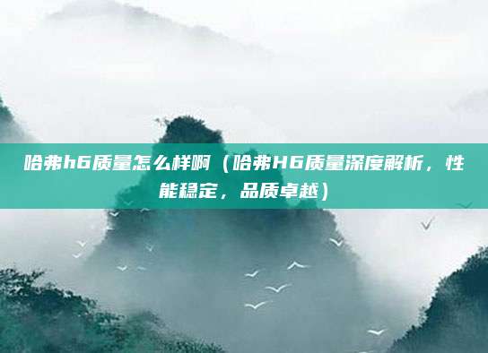 哈弗h6质量怎么样啊(哈弗H6质量深度解析,性能稳定,品质卓越)