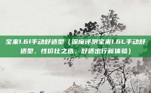 宝来1.6l手动舒适型(深度评测宝来1.6L手动舒适型,性价比之选,舒适出行新体验)