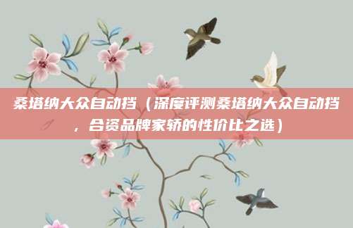 桑塔纳大众自动挡（深度评测桑塔纳大众自动挡，合资品牌家轿的性价比之选）