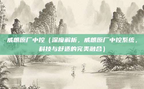 威朗原厂中控(深度解析,威朗原厂中控系统,科技与舒适的完美融合)