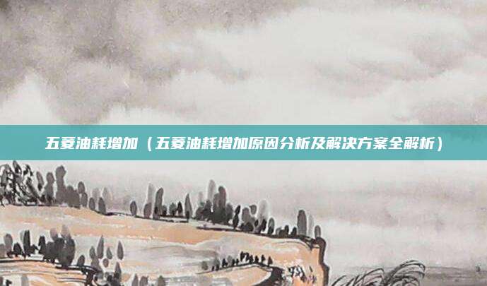 五菱油耗增加（五菱油耗增加原因分析及解决方案全解析）