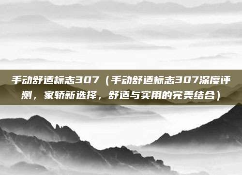 手动舒适标志307(手动舒适标志307深度评测,家轿新选择,舒适与实用的完美结合)