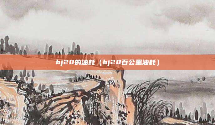 bj20的油耗(bj20百公里油耗)