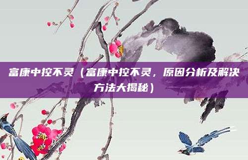 富康中控不灵（富康中控不灵，原因分析及解决方法大揭秘）