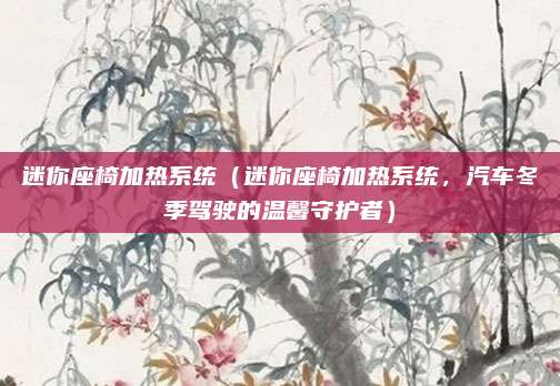 迷你座椅加热系统(迷你座椅加热系统,汽车冬季驾驶的温馨守护者)