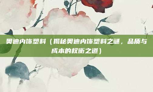 奥迪内饰塑料(揭秘奥迪内饰塑料之谜,品质与成本的权衡之道)